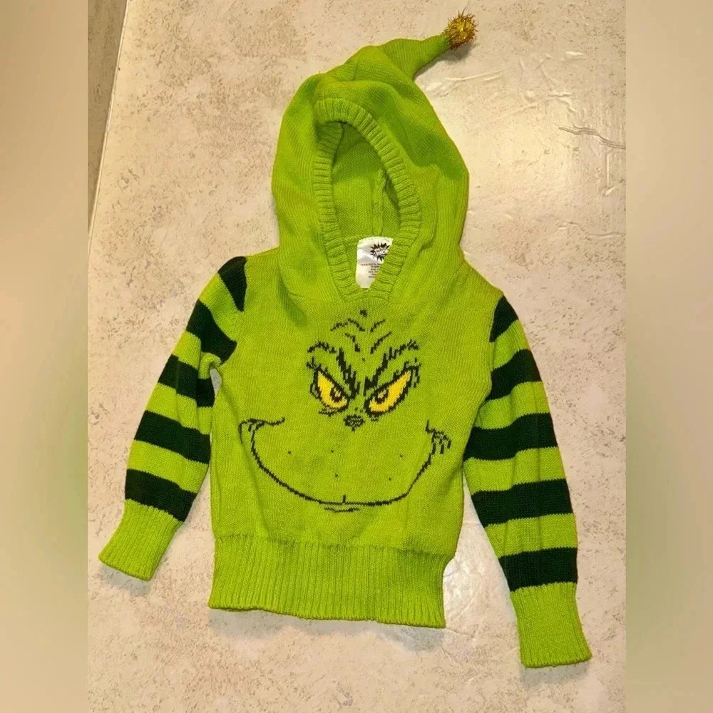 Dr. Seuss Green Grinch Kids Hoodie